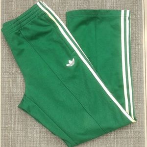 adidas Green and Yellow Athletic Pants